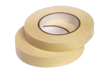 Large sterilization indicator tape atop