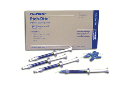 Etch rite etching gel pulpdent