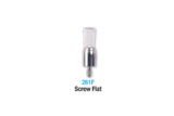 Thumb prophy brushes 2 screw flat
