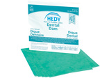 Thumb latex dental dam 5x5 thin green 310dg 5t new