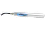 Thumb pen type curing light sleeves atop