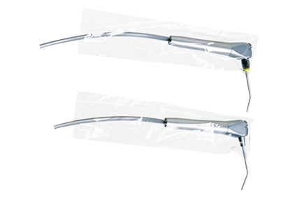 Pre cut syring hve sleeves atop