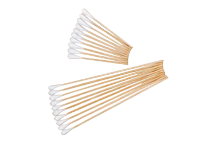 Cotton tipped applicators atop